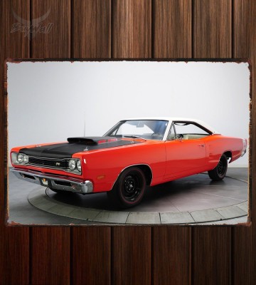 Металлическая табличка Dodge Coronet Super Bee 440 Six Pack 2-door Hardtop